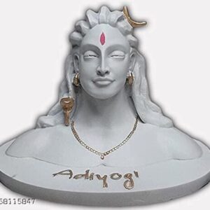 Mahadev White Idol Adiyogi statue