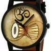 Combo of Damru Mahadev Edition Analog Watch With Aux Cable , OTG Adapter And Data Cable For Men And Women