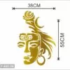 Designer Vinyl Golden Shiva Wall Decor Sticker