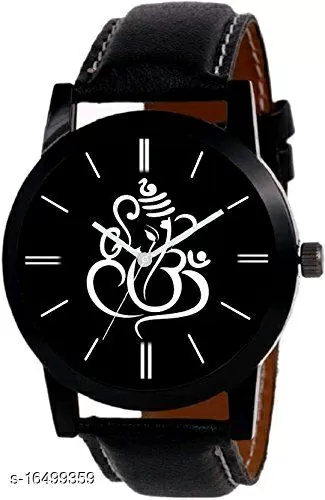 Ganesh Dial Gents Watch For Boys Watch - For Men And Women