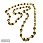 Gold Plated Rudraksh Mala Chain for Men and Women