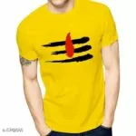 Gorgeous Men's T-shirt - Mahadev Design T-Shirt , Half Sleeve Casual Shiva T-Shirt