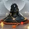 LAXMI MARBLE & GRANITE | Adiyogi Shiva Murti | Lord Shiva Figurine | Polyresin Mahadev Idol Shankara Pooja & Gift Showpiece Items for Home Decor, Temple Puja...