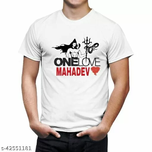 Mahadev design Men Tshirts