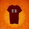 Men's Regular Fit Mahadev Tilak T Shirt For Man Available in 3 colours