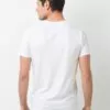 Men's White Polyester Printed Round Neck Tees Har Har Mahadev T-Shirt