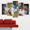 Awesome krishna wall sticker with cow